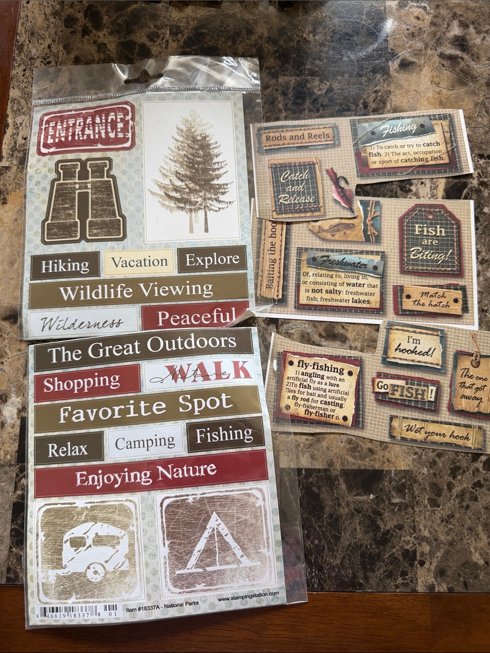 Misc Outdoors Scrapbooking Stickers